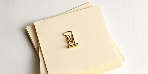 A stack of legal documents with a golden paperclip representing high-end legal service